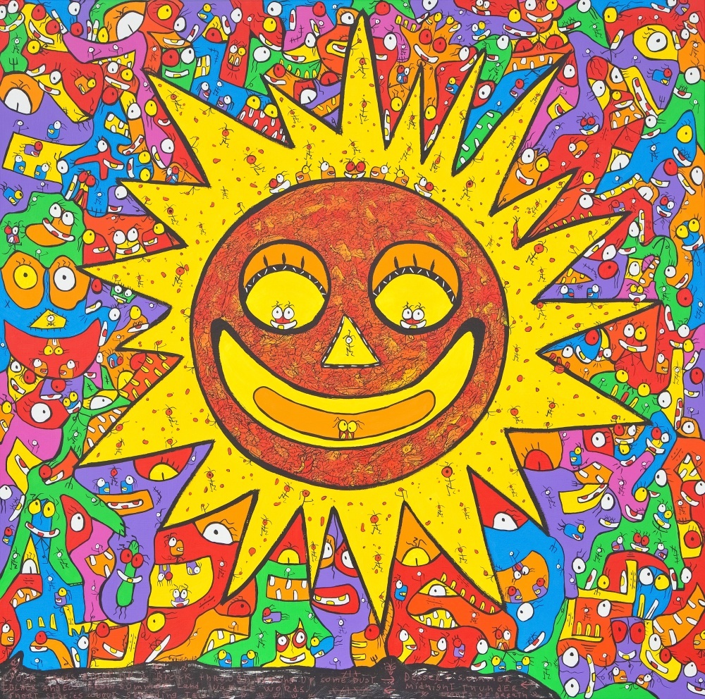 The Sunshine Bandits Acrylic2018 Size 79x79 cm